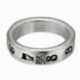 Anillo Unode50 ANI0349MTL000XL hombre talla 23 metal chapado plata detalle números