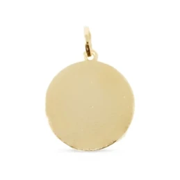San José Medalla Plata Ley 925m chapada oro colgante 22 mm.. Grabació