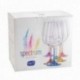 Set 6 copas vino modelo SPECTRUM 25 cm. cristal colores 55 cl. transparentes colores variados