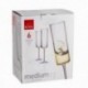 Set 6 copas cava 23 cm. Medium forma recta transparente 17 cl.