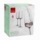 Set 6 copas cava 24.5 cm. lisa transparente 25 cl.