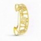 Pulsera rígida Oro 18k elefantes palmeras 20 mm. láser