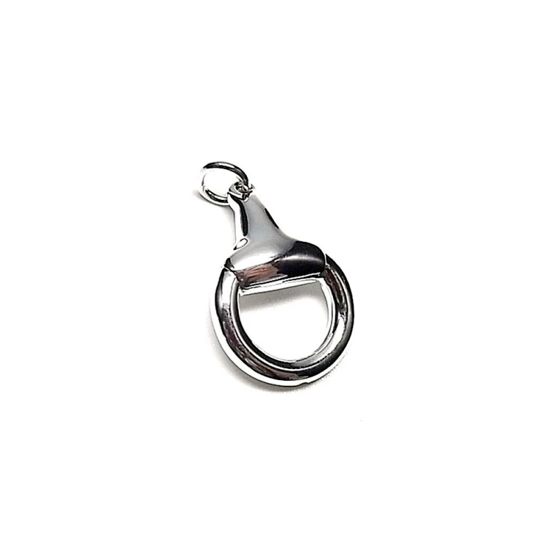Colgante plata ley 925m 30mm. liso electroforming [AA7620]