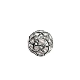 Colgante plata ley 925m 25mm. liso anudado [AA7634]