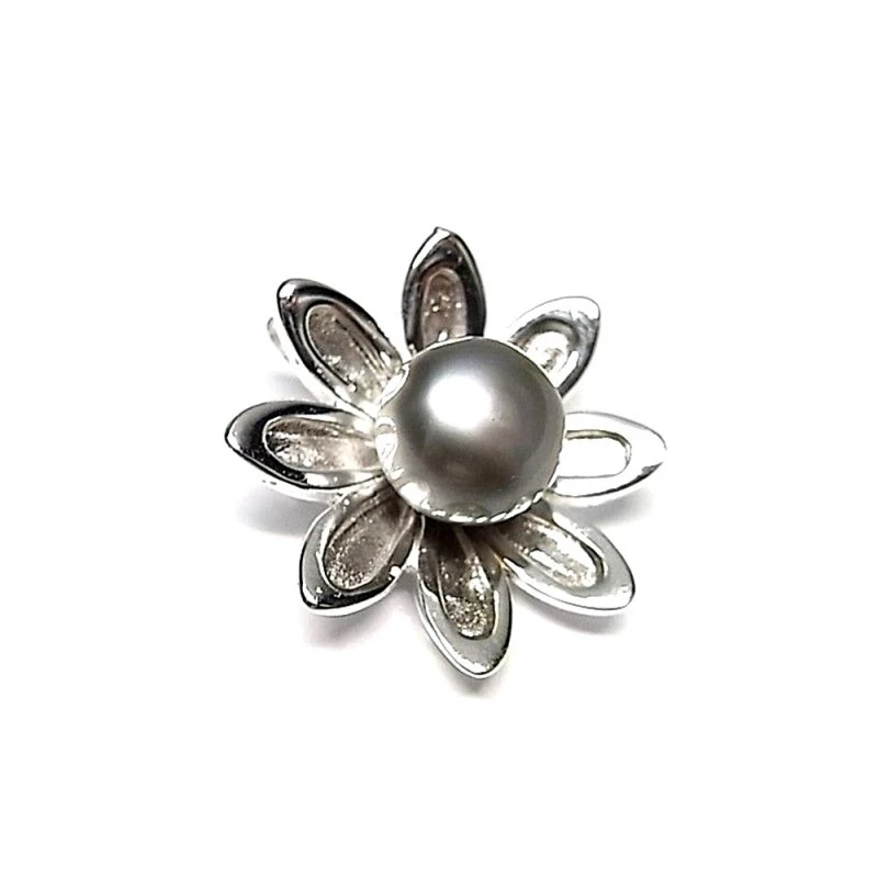 Colgante plata ley 925m perla cultivada [AA8074]