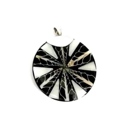 Colgante plata ley 925m 55mm. concha  [AA8087]