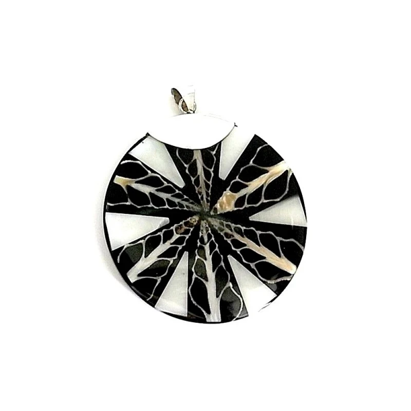 Colgante plata ley 925m 55mm. concha  [AA8087]