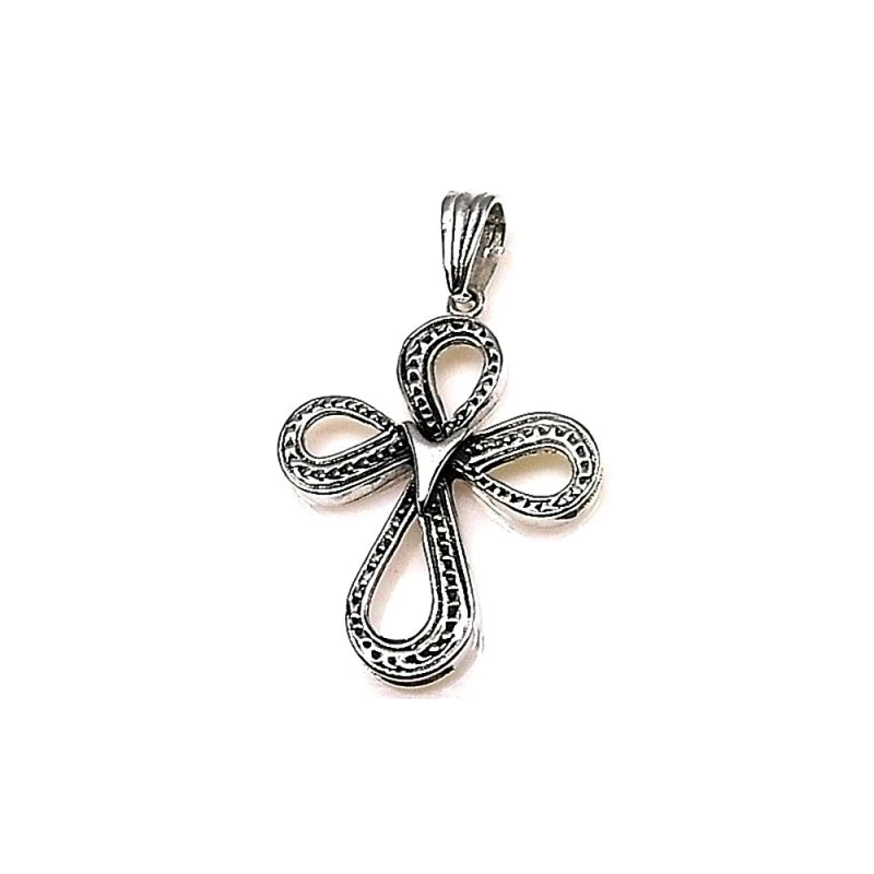 Cruz plata ley 925m 27mm. lisa [AA8134]