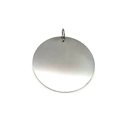 Colgante plata ley 925m 43mm. disco plano [AA8150]