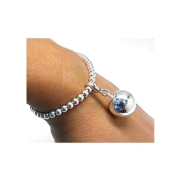 Colgante charm plata ley 925m 16mm. bola [AA9264]