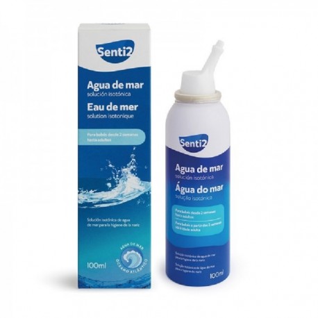 Agua De Mar Spray Nasal Senti2 - 100 ml.