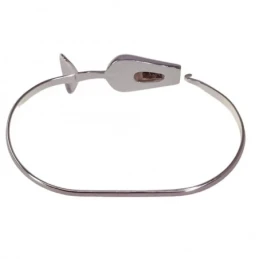 Catavino Pulera Plata Ley 925m rígida 65 mm diámetro brazalete