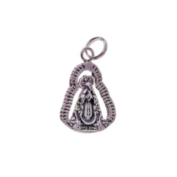 Virgen de la Soledad Colgante Plata Ley 925m unisex 18 mm. imagen cer