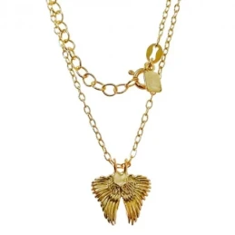 Collar Plata Ley 925m mujer 40 cm. cadena forzada chapada oro colgant