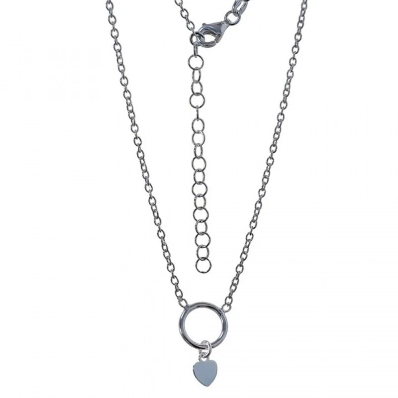 Gargantilla Plata Ley 925m mujer 40 cm. cadena forzada 1.9 mm. karma