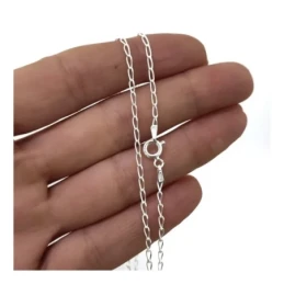 Cadena Plata Ley 925m unisex 45 cm. bilbao 1.9 mm.