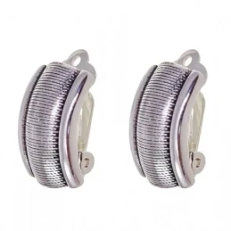 Pendientes Plata Ley 925m mujer 17 mm. oxidados