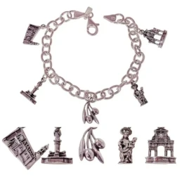 Pulsera Plata Ley 925m 19 cm. Nuestra Señora del Alcázar Patrona de B