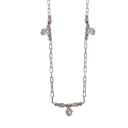 Tobillera Plata Ley 925m mujer 22.5 cm. cadena forzada bolas 2.5 mm.