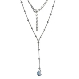 Gargantilla Plata Ley 925m cadena forzada 40 cm. combinada bolas tall
