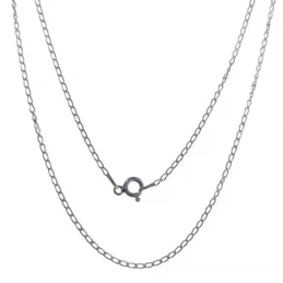 Cadena Plata Ley 925m bilbao 40 cm. ancho 1.5 mm.