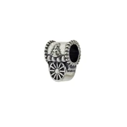 Charm Abalorio Carreta Rociera Icono Plata Ley 925m carreta 11 mm.