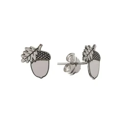Pendientes Bellota Plata Ley 925m mujer 8 mm. láser