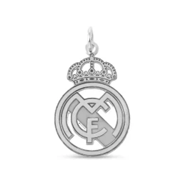 Real Madrid CF Colgante Plata Ley 925m macizo 27 mm. calado brillo co