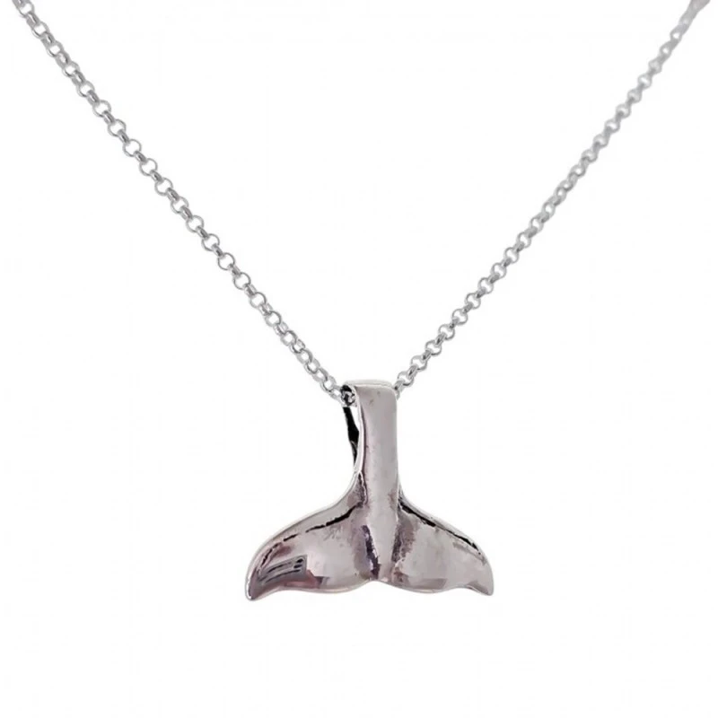 Gargantilla Collar Plata Ley 925m mujer 42 cm. cadena rolo colgante c