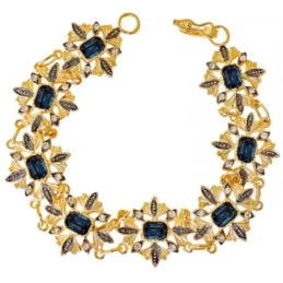 Pulsera Isabelina Plata Ley 925m chapada oro 19.5 cm. etrepiezas 20 x