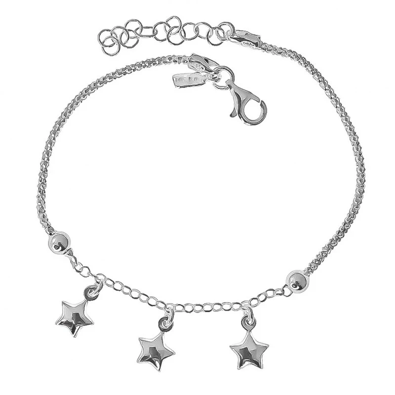 Pulsera Plata Ley 925m cadena coreana 17 cm. combinada rolo 2 mm. est