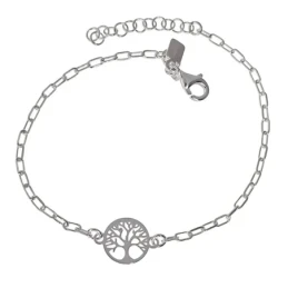 Pulsera Plata Ley 925m cadena forzada 17 cm. alargada eslabón 2 mm. Á