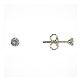 Pendiente plata ley 925m garra 3mm. circonita garra [AA9201]