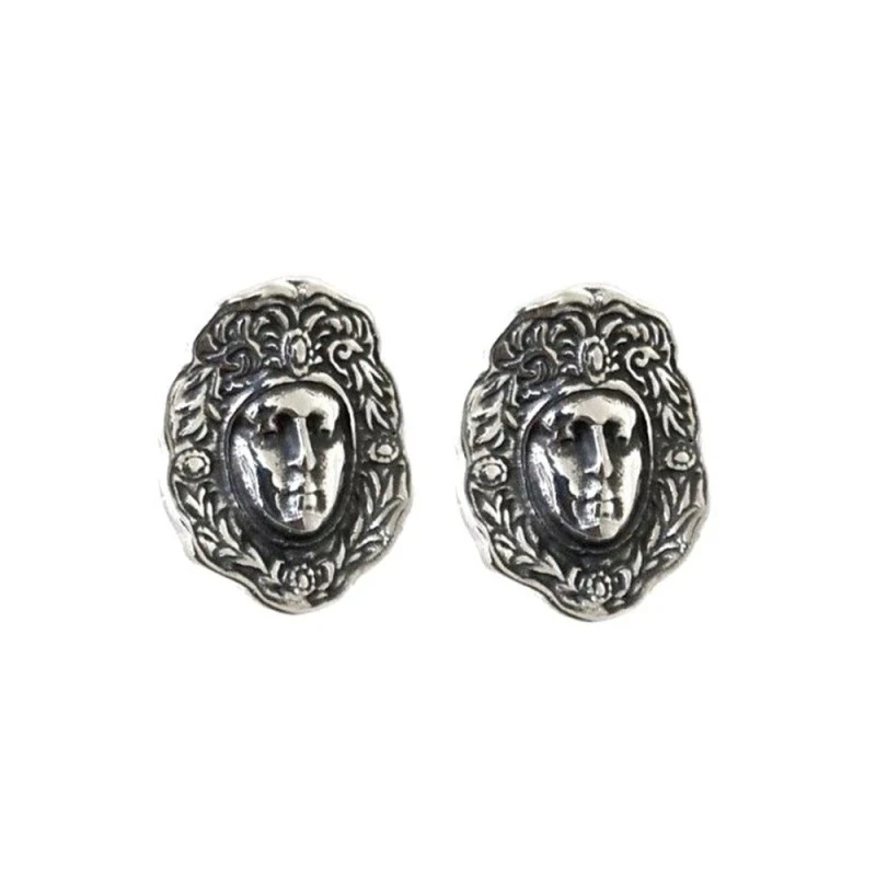 Virgen del Rocío Pendientes Plata Ley 925m mujer 15 mm. cabeza