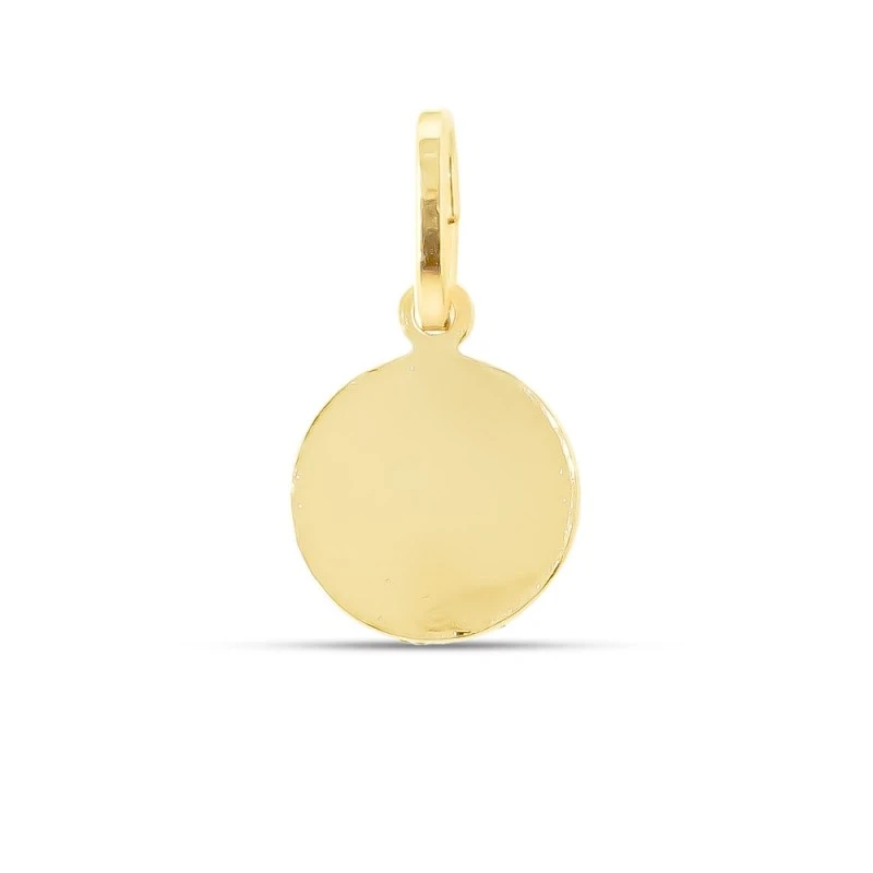 San Judas Tadeo Medalla Plata Ley 925m chapada oro 12 mm. detalle tra