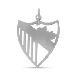 Málaga Club de Fútbol Escudo Colgante Plata Ley 925m macizo 27 mm. ma