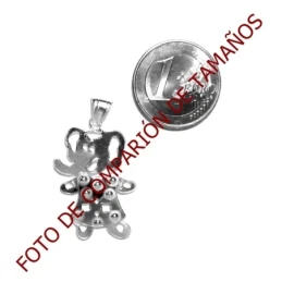 Colgante plata Ley 925m elefante movible cabeza pies manos [793]
