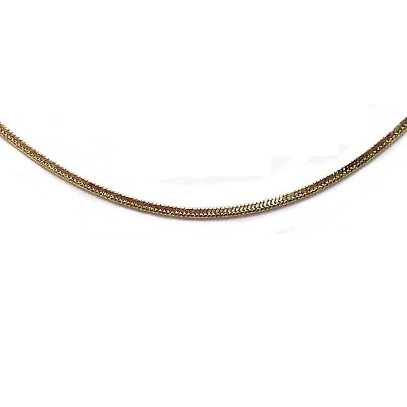 Cadena oro 18k 40cm. rígida topo cuadrada 1mm. [9]