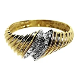 Sortija oro 18k brillante diamante 0,04ct [209]