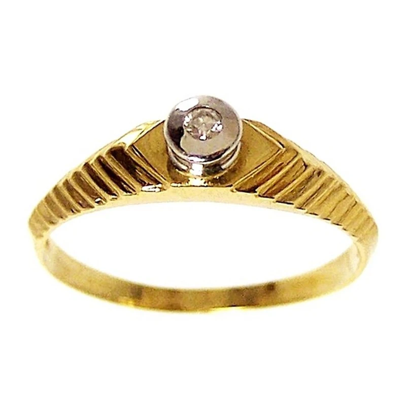 Sortija oro 18k brillante [211]