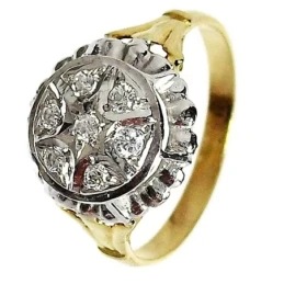 Sortija oro 18k móvil circonita [542S]