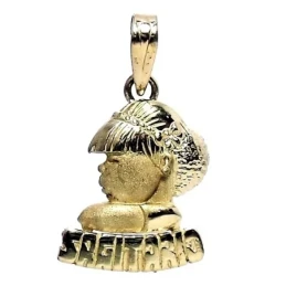 Colgante oro 18k horo 18kscópo Sagitario busto [76]