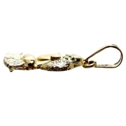 Colgante oro 18k horo 18kscópo Sagitario busto [76]