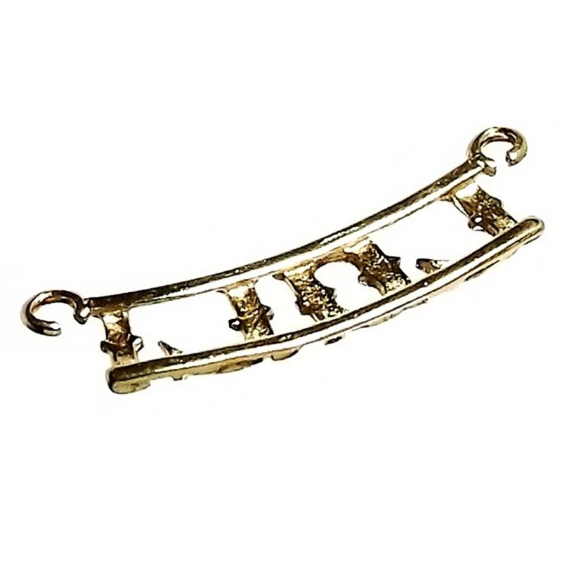 Colgante oro 18k nombre 4 letras mayúsculas Loli liso calado