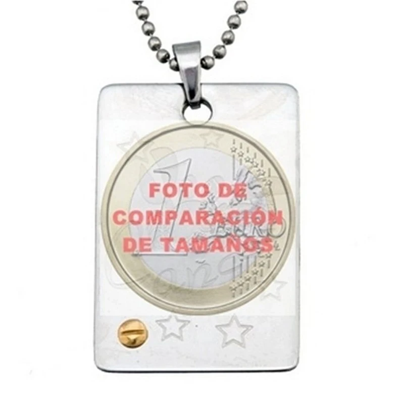 Colgante acero y oro 18k horóscopo zodíaco Cáncer [4981]