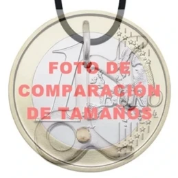 Colgante gargantilla acero detalle central oro 18k 20mm. horóscopo zodíaco Capricornio