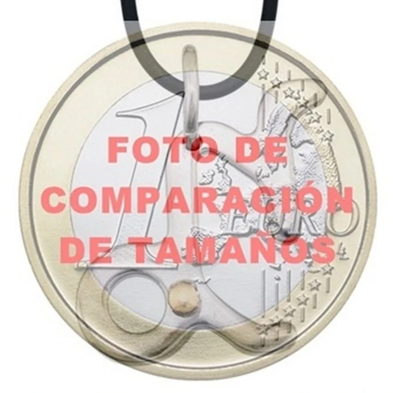 Colgante gargantilla acero detalle central oro 18k 20mm. horóscopo zodíaco Capricornio