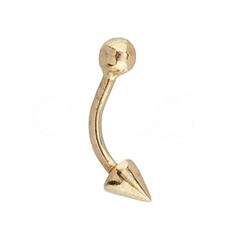 Piercing oro 18k ceja pincho [6022]