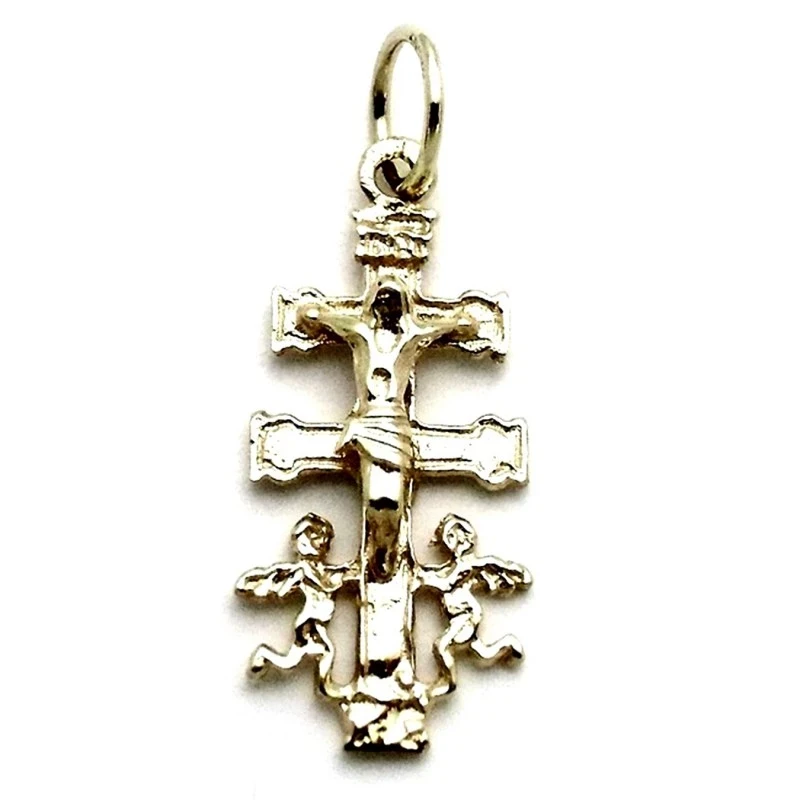 Cruz oro colgante 9k caravaca 24mm. Cristo elevado [7251]