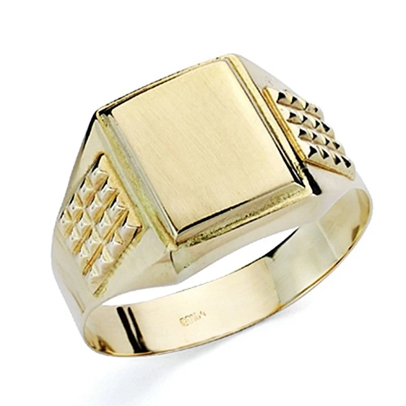 Sello oro 18k caballerotallado hueco [7531]